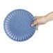 Assiettes plates Olympia Corallite bleues 205 mm (lot de 6)