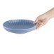 Assiettes calottes Olympia Corallite bleues 220mm (lot de 6)