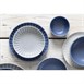 Bols profonds Olympia Corallite bleus 105x55mm (lot de 12)