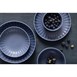 Assiettes calottes Olympia Corallite bleues 160x40mm (lot de 6)