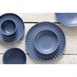 Assiettes calottes Olympia Corallite bleues 160x40mm (lot de 6)