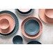 Assiettes calottes Olympia Corallite vertes 220mm (lot de 6)