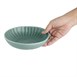 Assiettes calottes Olympia Corallite vertes 160x40mm (lot de 6)