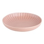 Assiettes calottes Olympia Corallite pêche 220x50mm (lot de 6)