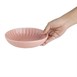 Assiettes calottes Olympia Corallite pêche 160x40mm (lot de 6)