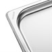 Plateau inox GN 2/4 Vogue 20mm