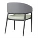 Fauteuils d'intérieur Bolero Meridian gris / pistache (lot de 2)