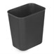 Poubelle pour hôtel/bureau noire Bolero 8L 