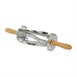 Rouleau à croissants en inox poignée bois Gobel Louis Tellier 510x95x95mm