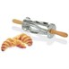 Rouleau à croissants en inox poignée bois Gobel Louis Tellier 510x95x95mm