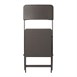 Chaises pliantes en rotin PE Bolero marron (lot de 2)