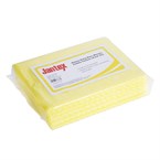 Chiffons non tissés très résistants Jantex jaunes (lot de 25)