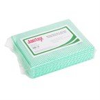 Chiffons non tissés très résistants Jantex verts (lot de 25)