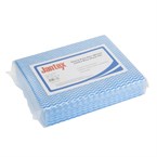 Chiffons non tissés très résistants Jantex bleus (lot de 25)