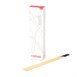 Set de baguettes réutilisables en inox 18/10 PVD Comas noires (lot de 12)