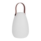 Lampe de table LED rechargeable Tristar coloris blanc chaud