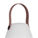 Lampe de table LED rechargeable Tristar coloris blanc chaud