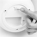 Lampe de table LED rechargeable Tristar coloris blanc chaud