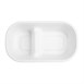 Barquettes ovales 2 compartiments en bagasse Fiesta Compostable 900ml (lot de 100)