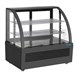 Vitrine réfrigérée de comptoir Polar série C noire 100L
