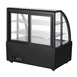 Vitrine réfrigérée de comptoir Polar série C noire 100L