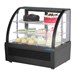Vitrine réfrigérée de comptoir Polar série C noire 100L