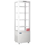 Vitrine réfrigérée porte incurvée économe en énergie Polar série C blanche 235L