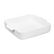 Plats à four carrés avec poignées Olympia Whiteware 260x225x50mm (lot de 2)