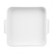 Plats à four carrés avec poignées Olympia Whiteware 260x225x50mm (lot de 2)