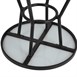 Table ronde d'extérieur Marston Bolero noire 700mm