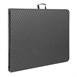 Table pliante rectangulaire en rotin PE Bolero noire 