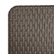 Table pliante rectangulaire en rotin PE Bolero marron 