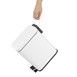 Poubelle de salle de bain slim Jantex blanche 5L