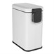 Poubelle de salle de bain slim Jantex blanche 5L