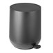 Poubelle à pédale ronde Jantex noire 5L
