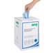 Chiffons de nettoyage compostables bleus Jantex Green (lot de 200)