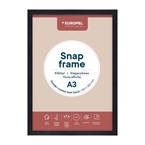 Cadre clipsable Europel A3 25mm noir mat