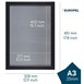Cadre clipsable Europel A3 25mm noir mat