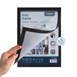 Cadres d'affichage autocollants Europel A3 noirs (lot de 2)
