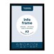 Cadres d'affichage autocollants Europel A3 noirs (lot de 2)