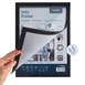 Cadres d'affichage autocollants Europel A5 noirs (lot de 2)