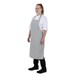 Tablier bavette rayé gris et blanc Whites