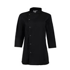 Veste de cuisinier femme ajustée Whites noire