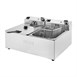 Friteuse double Buffalo - 2x5L 2x2,8kW