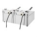Friteuse double Buffalo - 2x5L 2x2,8kW