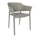 Fauteuils Lorenzo Café Bolero gris (lot de 2)