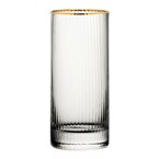 Verres hauts bord doré Hayworth Utopia 355 ml (lot de 6)
