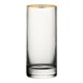 Verres hauts bord doré Hayworth Utopia 355 ml (lot de 6)