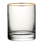 Verres à whisky bord doré Hayworth Utopia 325 ml (lot de 6)