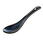 Cuillères à soupe Olympia Luna bleu nuit (lot de 12)